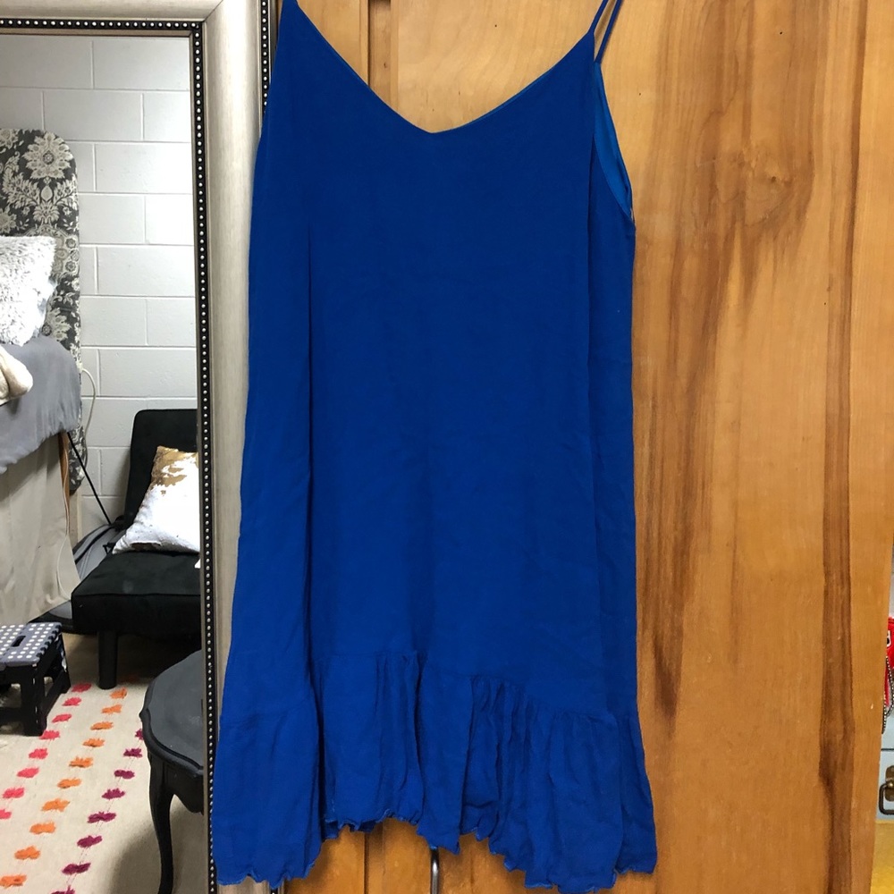 Blue game day dress